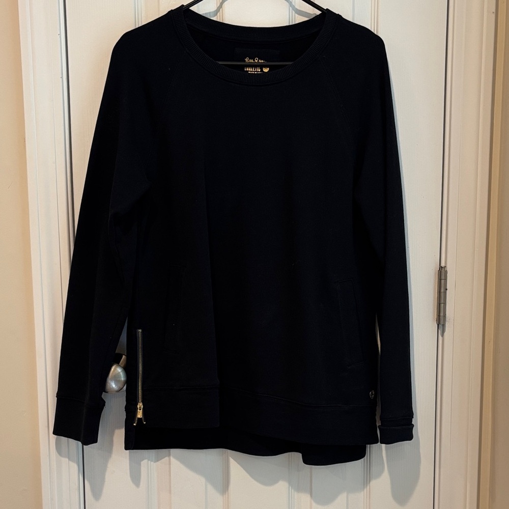 Lilly Pulitzer Black Sweatshirt